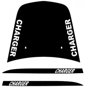 Chargin 3 Kit (factory hood with Daytona sides) 2006-2010 Dodge Charger Vinyl Kit