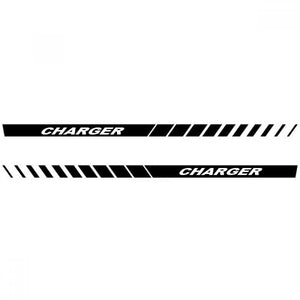Chargin 5 Rocker With Charger Name 2006-2010 Dodge Charger Vinyl Kit