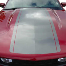 Load image into Gallery viewer, Pony Center Stripe WS with spoiler 2010-2012 Ford Mustang Vinyl Kit
